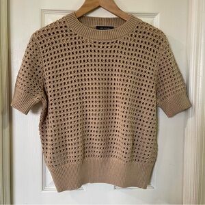 Ann Taylor Beige Knit Top
